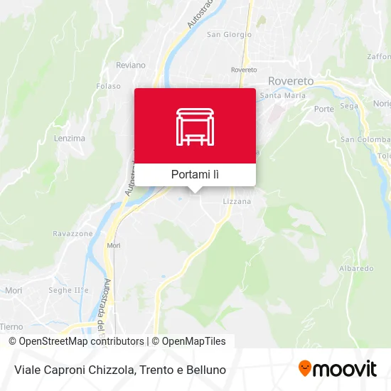 Mappa Viale Caproni Chizzola