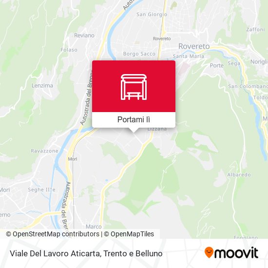 Mappa Viale Del Lavoro Aticarta