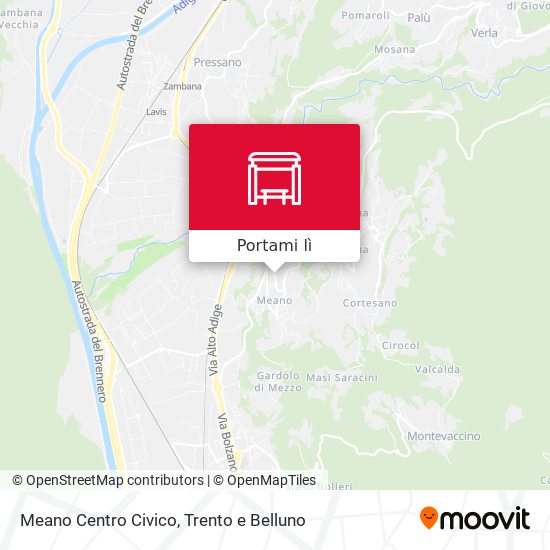Mappa Meano Centro Civico