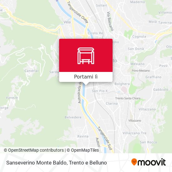 Mappa Sanseverino Monte Baldo