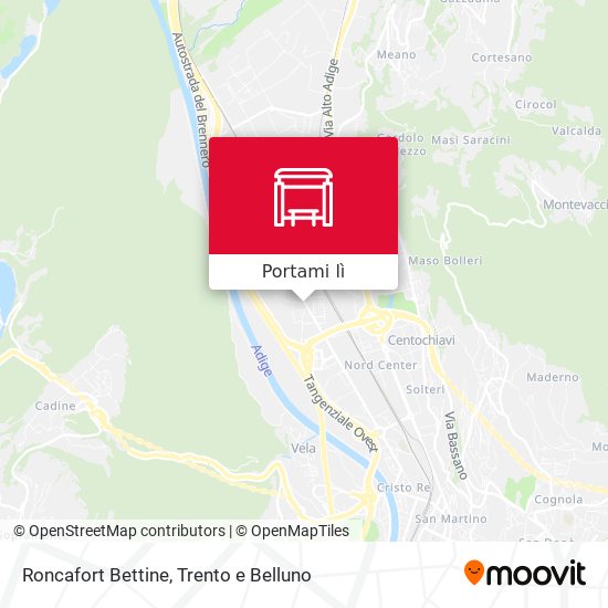 Mappa Roncafort Bettine