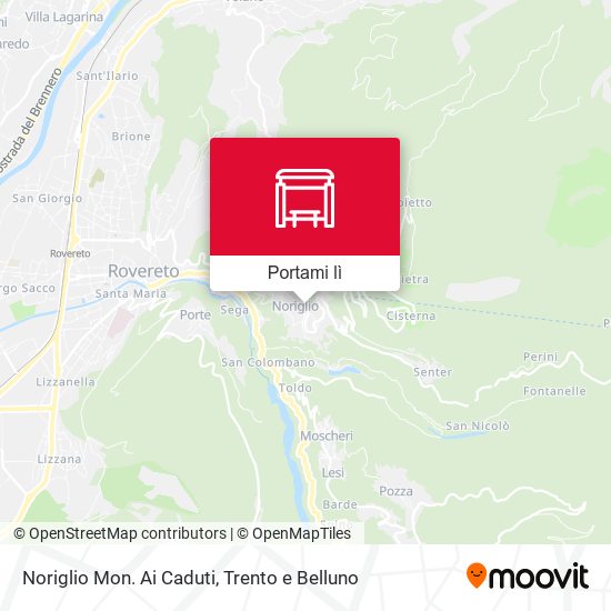 Mappa Noriglio Mon. Ai Caduti