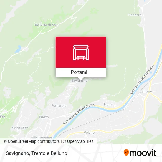 Mappa Savignano