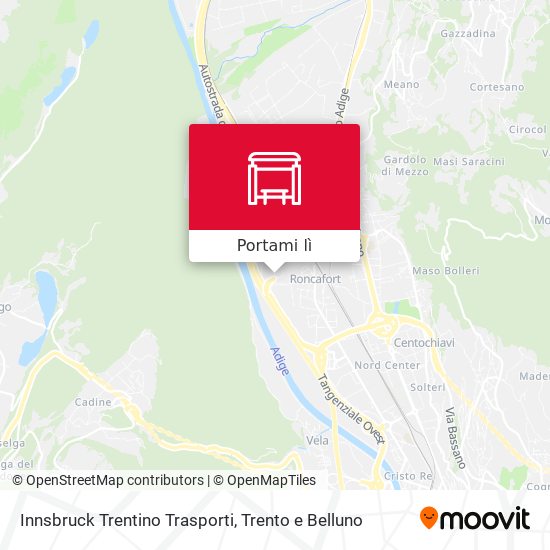 Mappa Innsbruck Trentino Trasporti