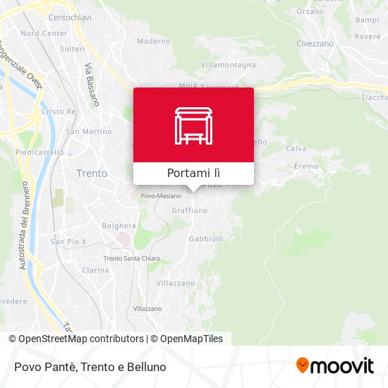 Mappa Povo Pantè
