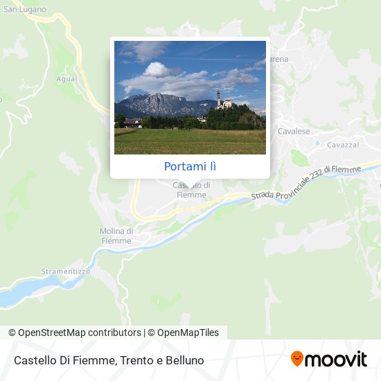 Mappa Castello Di Fiemme
