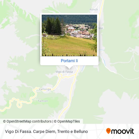 Mappa Vigo Di Fassa. Carpe Diem
