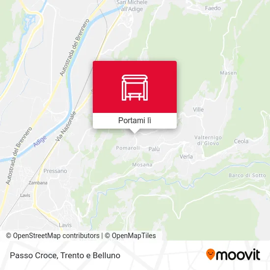 Mappa Passo Croce