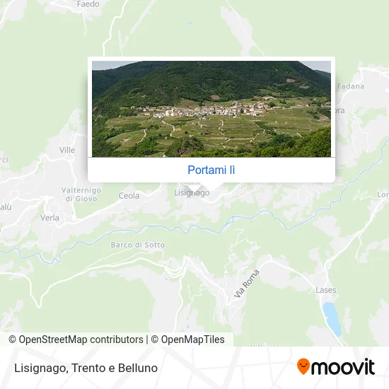 Mappa Lisignago