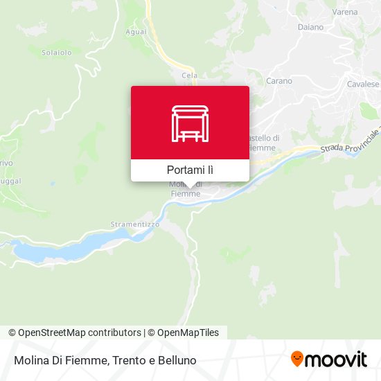 Mappa Molina Di Fiemme