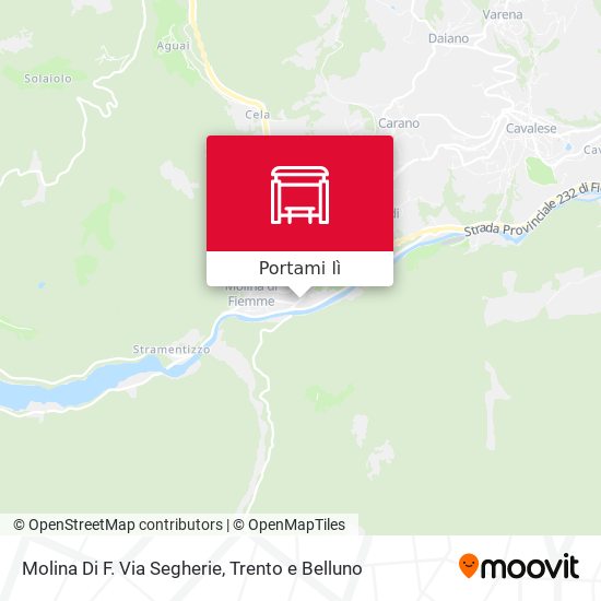 Mappa Molina Di F. Via Segherie