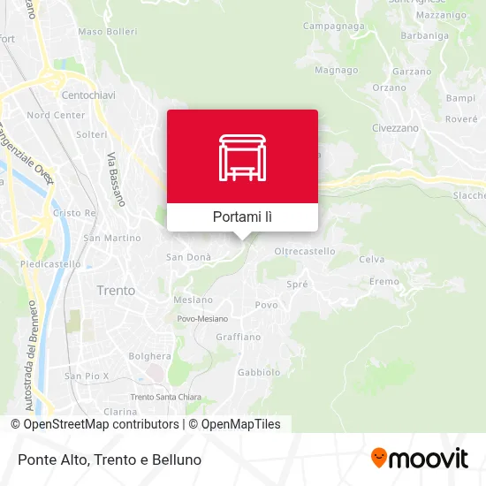 Mappa Ponte Alto