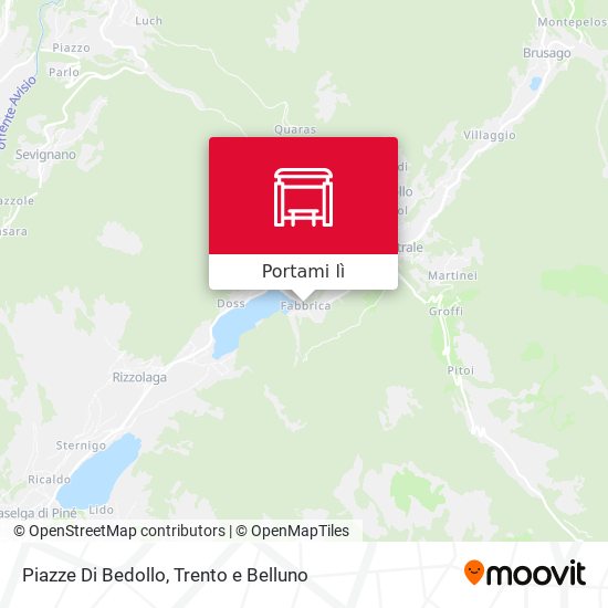 Mappa Piazze Di Bedollo
