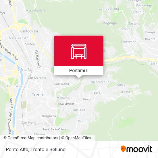 Mappa Ponte Alto