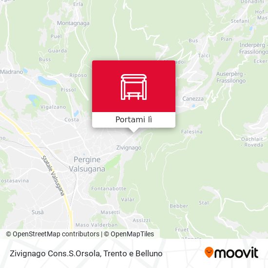 Mappa Zivignago Cons.S.Orsola