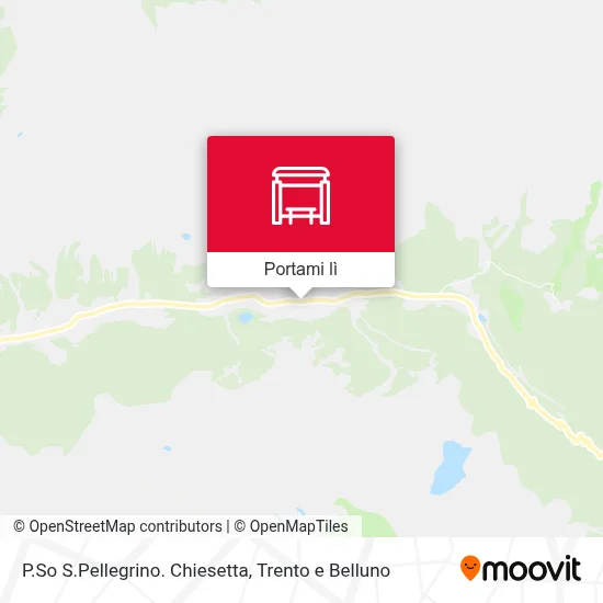 Mappa P.So S.Pellegrino. Chiesetta