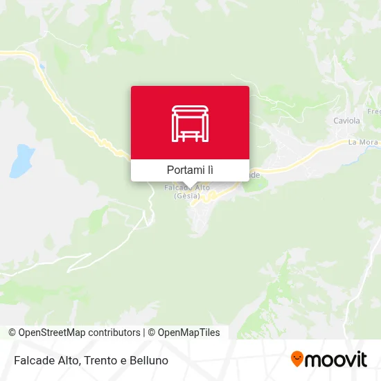 Mappa Falcade Alto