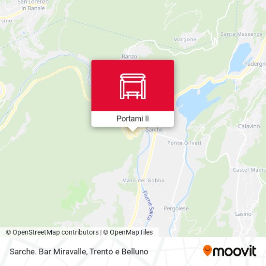 Mappa Sarche. Bar Miravalle