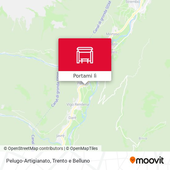 Mappa Pelugo-Artigianato