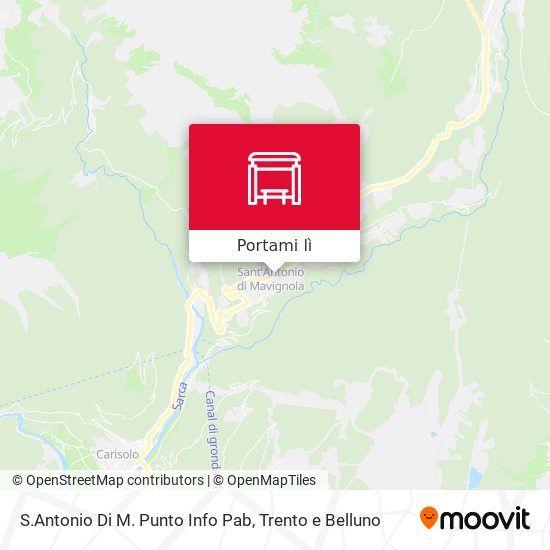 Mappa S.Antonio Di M. Punto Info Pab