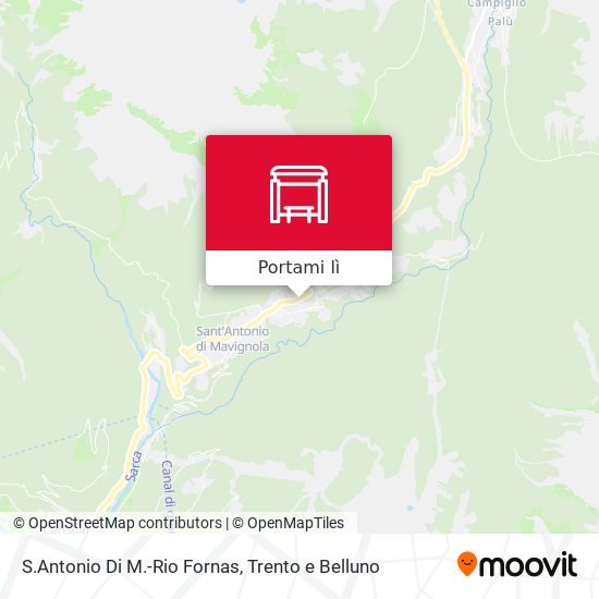 Mappa S.Antonio Di M.-Rio Fornas