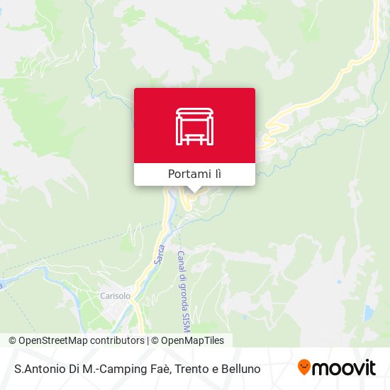 Mappa S.Antonio Di M.-Camping Faè