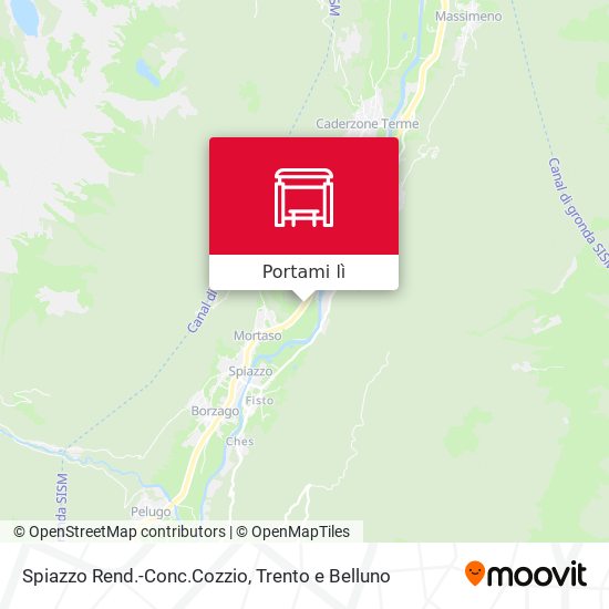 Mappa Spiazzo Rend.-Conc.Cozzio