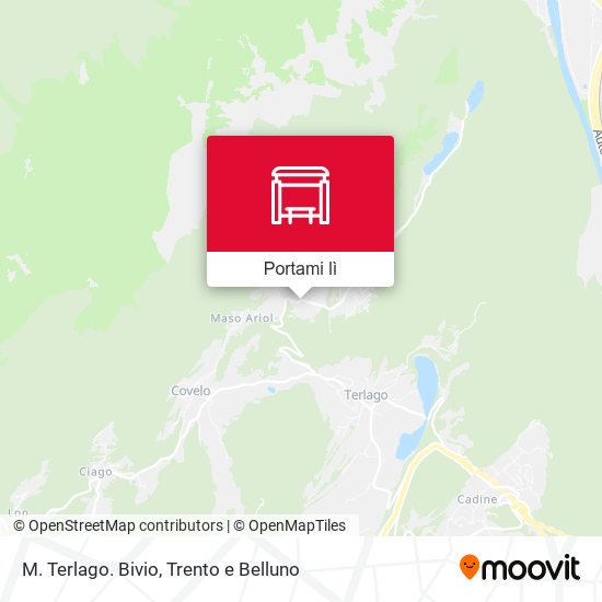 Mappa M. Terlago. Bivio