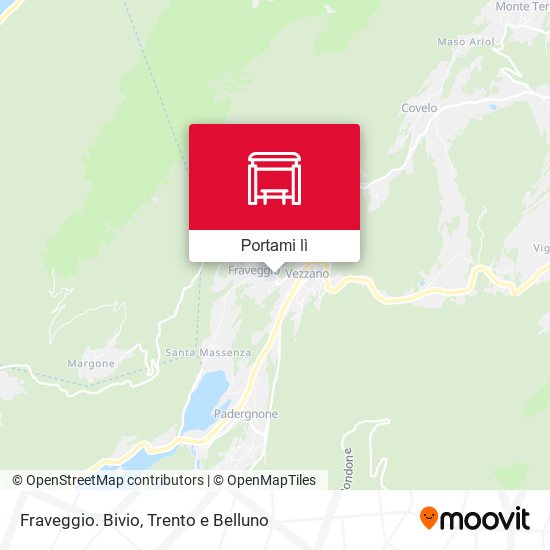 Mappa Fraveggio. Bivio