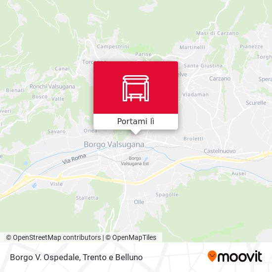 Mappa Borgo V. Ospedale