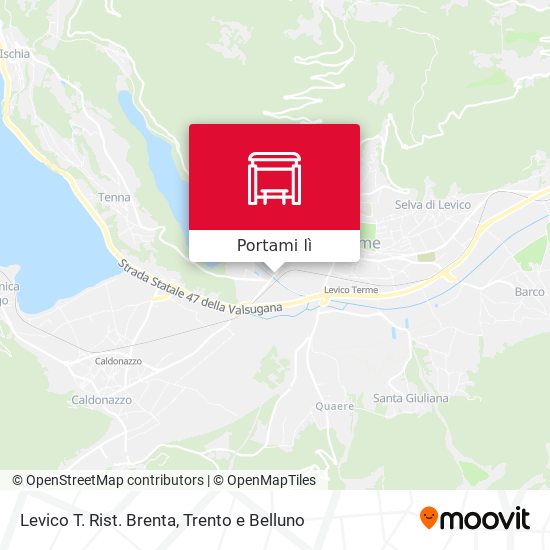 Mappa Levico T. Rist. Brenta
