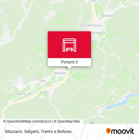 Mappa Mezzano. Salgetti