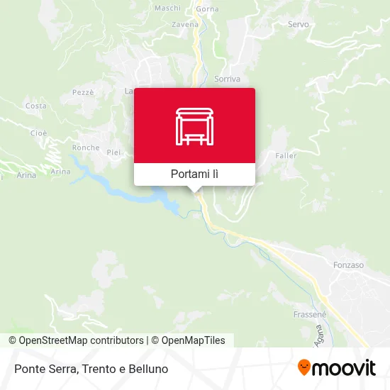 Mappa Ponte Serra