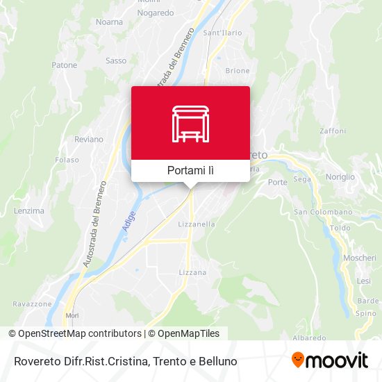 Mappa Rovereto Difr.Rist.Cristina