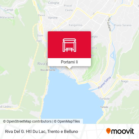 Mappa Riva Del G. Htl Du Lac