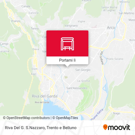 Mappa Riva Del G. S.Nazzaro