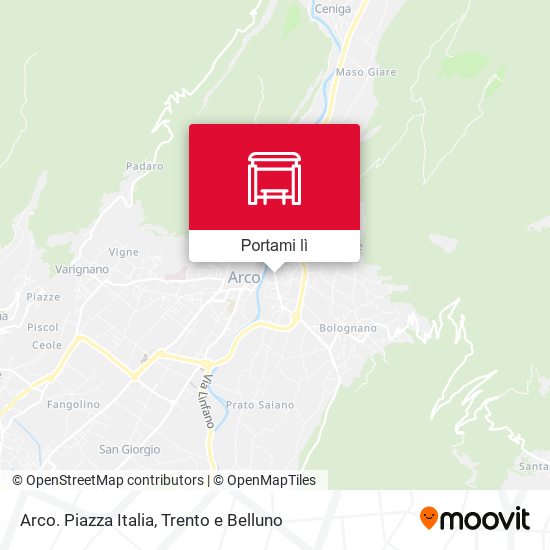 Mappa Arco. Piazza Italia