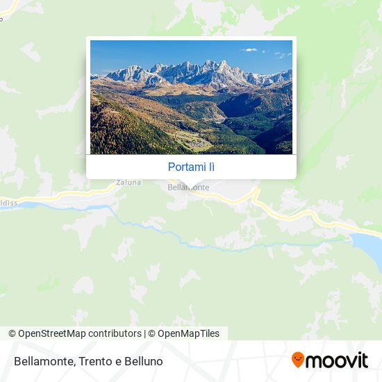 Mappa Bellamonte