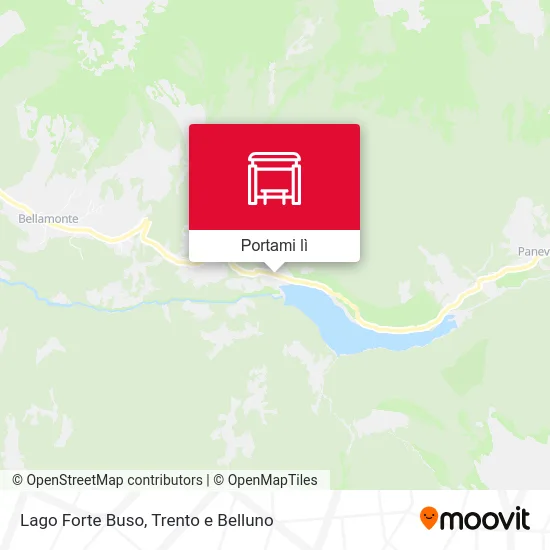 Mappa Lago Forte Buso