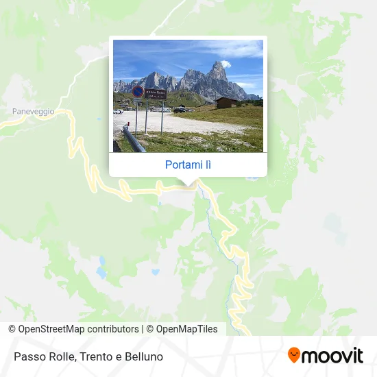Mappa Passo Rolle