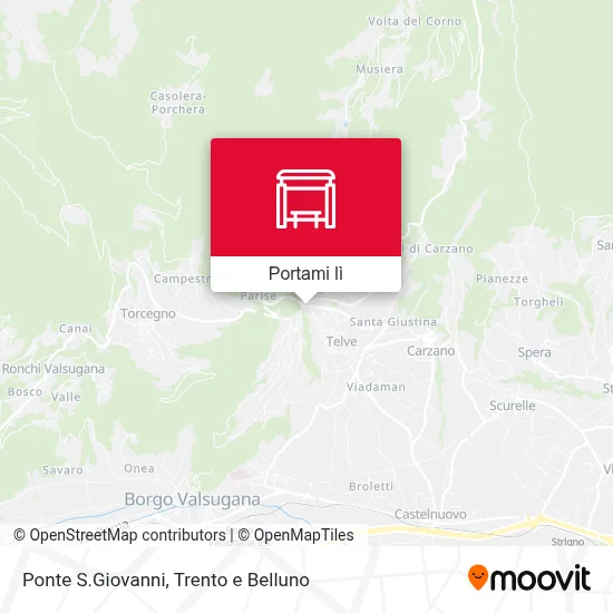 Mappa Ponte S.Giovanni