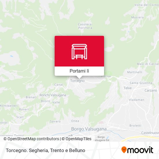 Mappa Torcegno. Segheria