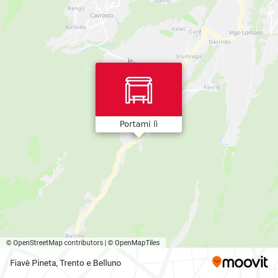 Mappa Fiavè Pineta