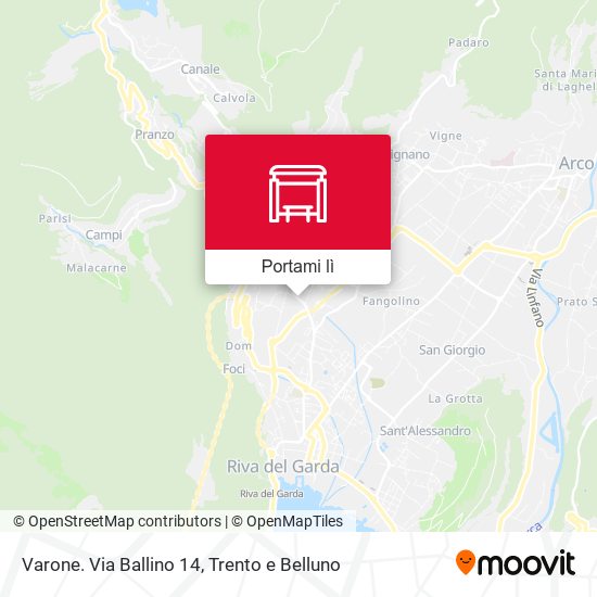 Mappa Varone. Via Ballino 14