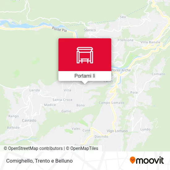 Mappa Comighello
