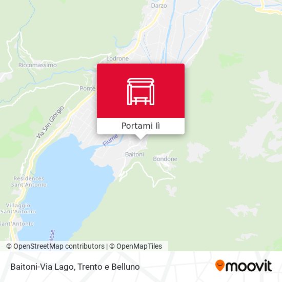 Mappa Baitoni-Via Lago