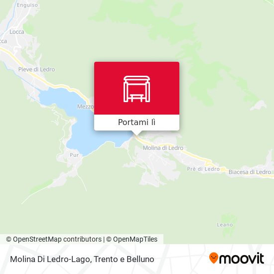 Mappa Molina Di Ledro-Lago