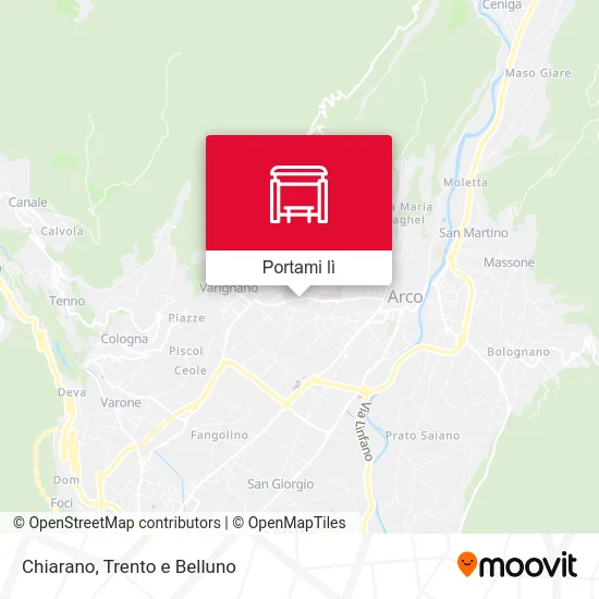 Mappa Chiarano
