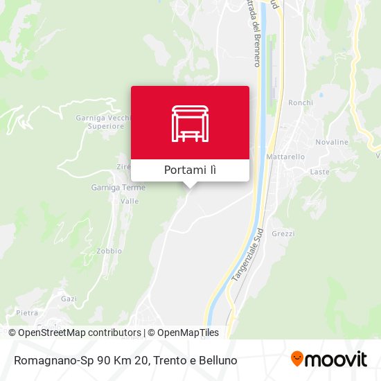 Mappa Romagnano-Sp 90 Km 20