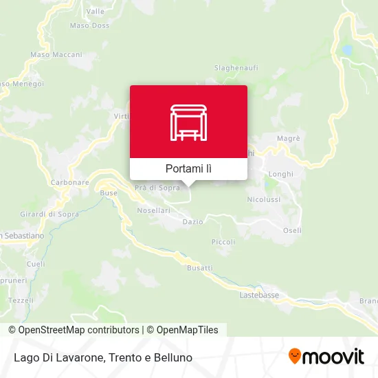 Mappa Lago Di Lavarone